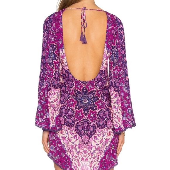 Spell Kiss The Sky Mini Dress in Violet Rare - Picture 6 of 12